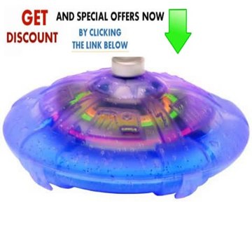 Discount Playmaker Toys Products - Infinite Spinning Top Light Up UFO Infini-Top (Assorted) Review