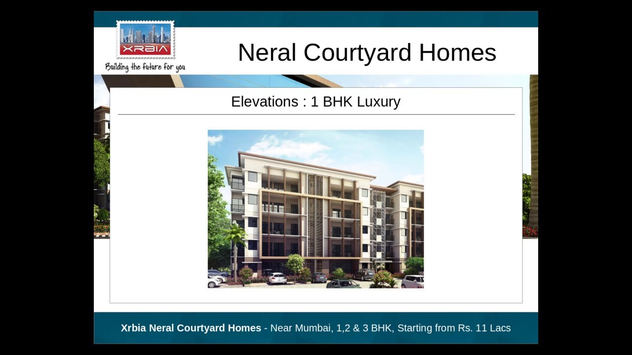 Flats in Neral Mumbai with Best Floor and Unit Plans Xrbia Neral Courtyard Homes