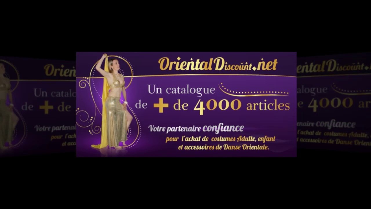 Tenue de cours de danse orientale - Oriental Discount - VIDEO - tenue de cours de danse orientale