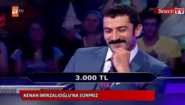 Kenan İmirzalıoğlu'a Kim Milyoner Olmak İster'de sürpriz