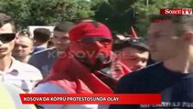 Kosova'da köprü protestosunda olay