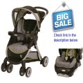 Clearance Graco FastAction Lightweight Folding Baby Stroller & SnugRide Car Seat - Surrey Review