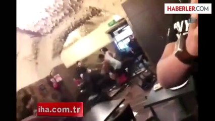 Restoran Kavgasında Masa ve Sandalyeler Havada Uçuştu