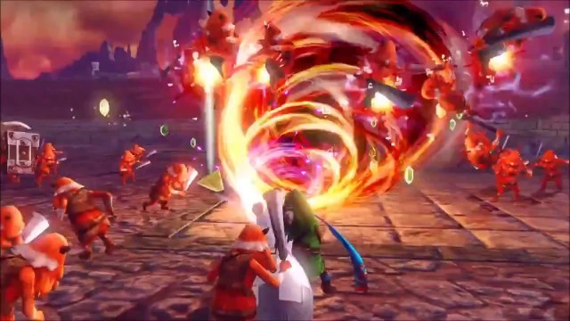 Zelda Hyrule Warriors - Link met le feu (Wii U)