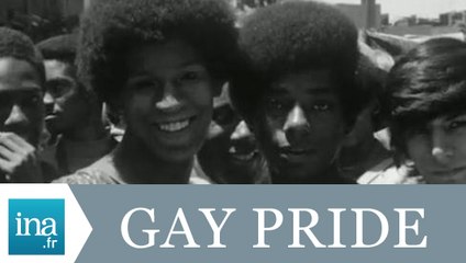 1ère gay pride à New York en 1970 - Archive INA