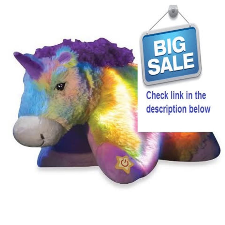 Discount Pillow Pets� Glow Pets Rainbow Unicorn 16' Review
