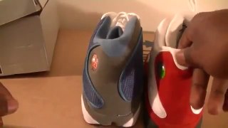 New Nike Air Jordan 13 Replica VS Authentic XIII Bred VS French Blue AAA Quality