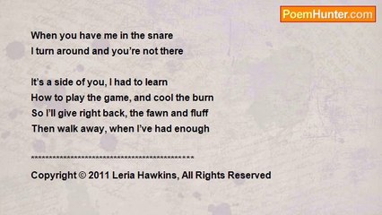 Leria Hawkins - It Takes Two To Tango