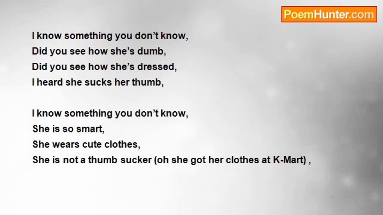 Hannah Unknownnnnnn - I Know Something You Don't Know