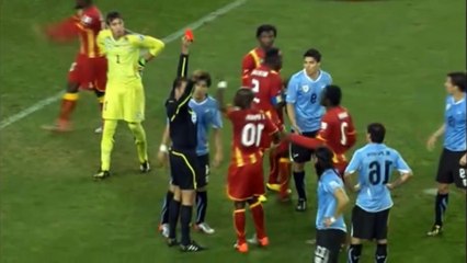 Luis Suarez contre le Ghana