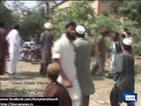 Dunya news- IDPs in Bannu protest against mismanagement during food distribution (1)
