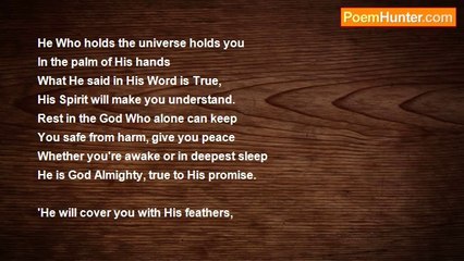 Cynthia BuhainBaello - Rest In God Alone