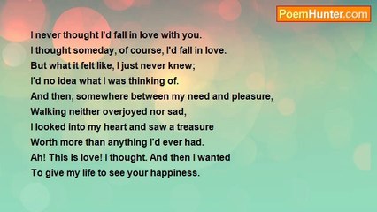 susan brealey - I Never Thought I'd Fall in Love with You