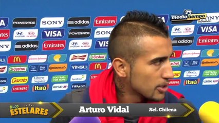 Arturo Vidal ya vislumbra el duelo ante Brasil