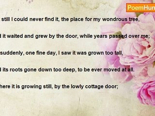 Edward Rowland Sill - The Tree Of My Life