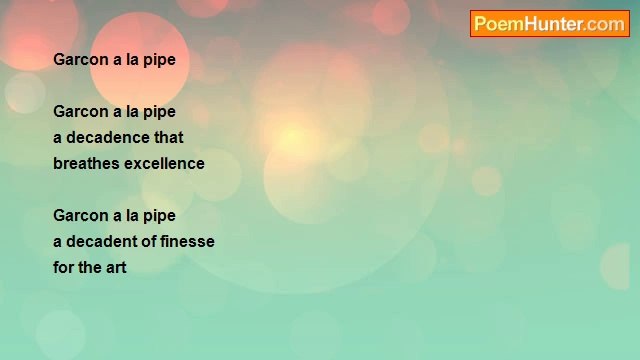 john tiong chunghoo - World Famous Painting haiku - Pablo Picasso's Garçon à la pipe (1905)