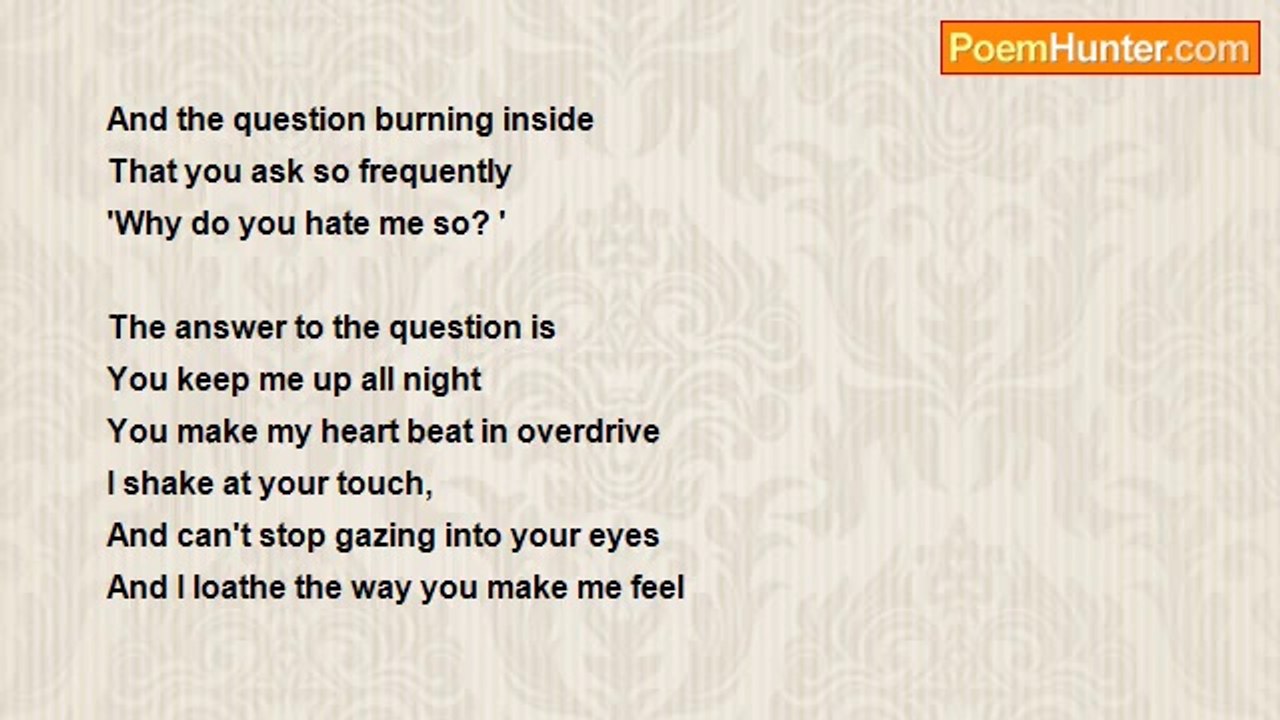 Morgan Stanton - Hate to love, love to hate.