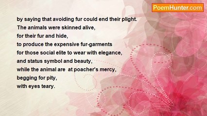 U Win Kyi - Animal Rights (Anti-Fur Protest)