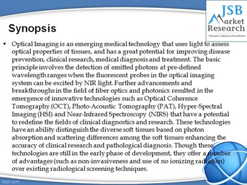 JSB Market Research - Optical Imaging Market Technology Trends And Applications