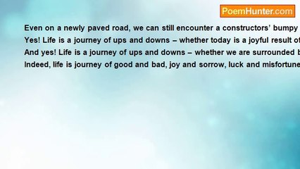 Efren Petalver Carranza - Life is a Journey of Ups and Downs