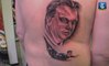 Un Hollandais se fait tatouer la tête de Van Gaal et Van Persie sur tout le dos !