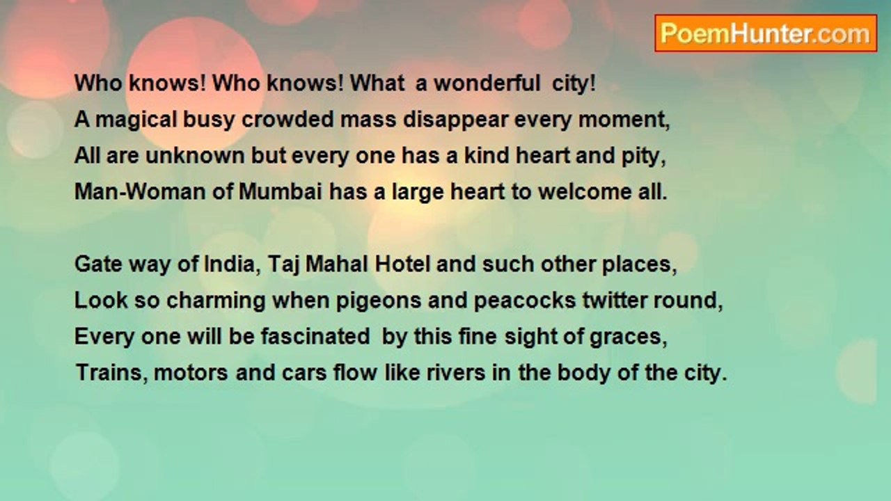 Mazid S Kazi , INDIA - A Mumbai City