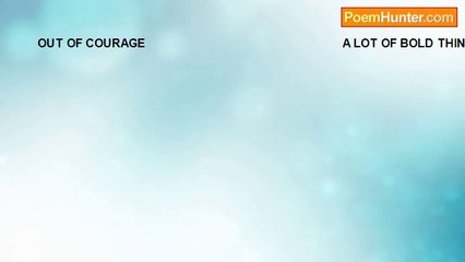 MOHAMMAD SKATI - COURAGE IS NEEDED