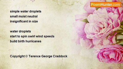 Terence George Craddock (Spectral Images and Images Of Light) - Simple Water Droplets