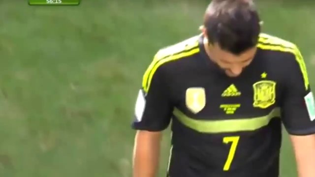 Les larmes et le sublime but de David Villa