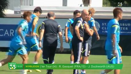 Avant match Italie - Uruguay