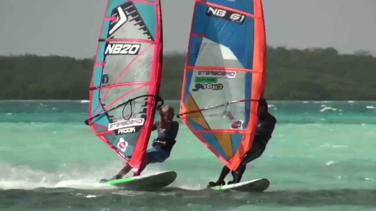 PWA Bonaire 2014 Kiri vs Amado Second Single Elimination - Windsurf