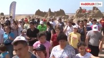 Engelli Bireyler Kum Heykellerle Buluştu