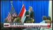 U.S. Secretary of State in Baghdad to press Iraqi leaders