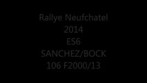 Rallye Neufchatel 2014 ES6 SANCHEZ/BOCK