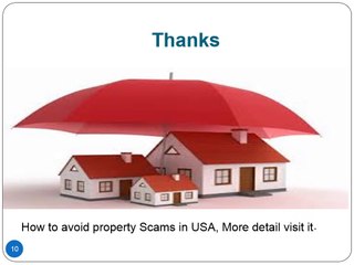 Common Property Scams in USA to Avoid