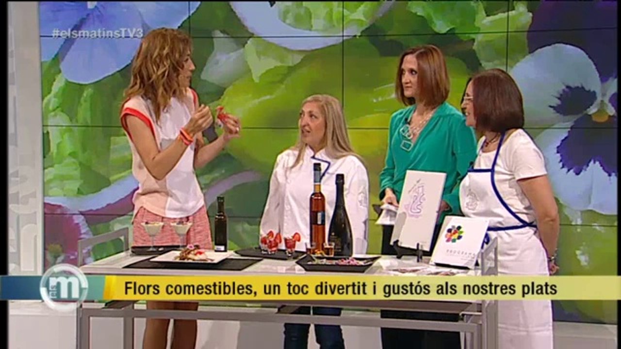 TV3 - Els Matins - Flors comestibles, un toc divertit i gustós als nostres plats