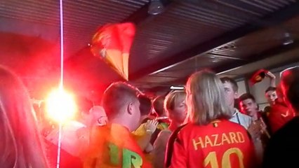 Supporters - Wex Marche-en-Famenne - Belgique-Algérie - 17 Juin 2014.