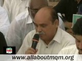 Deligetion of karachi contractors association Vist MQM Sit-in Numaish to Solidarity with Mr.Altaf Hussain
