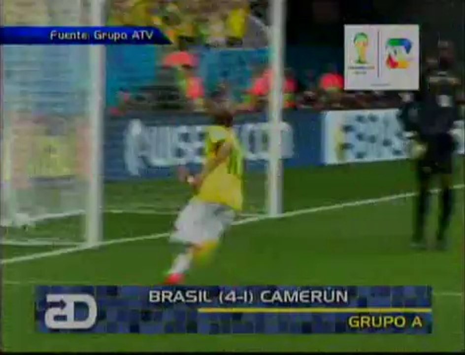 Resumen Grupo A - 3era Fecha - Brasil 4-1 Camerun