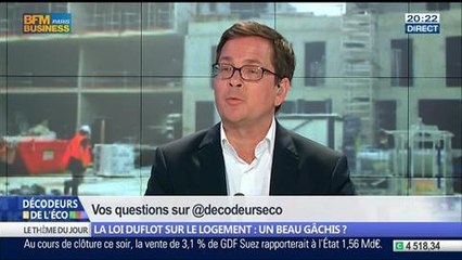 La loi Duflot sur le logement est-elle un beau gâchis ?, dans Les Décodeurs de l'éco - 24/06 5/5