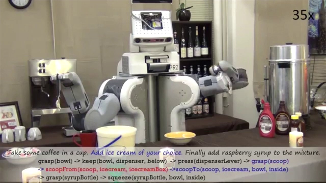 This robot can make you ice cream