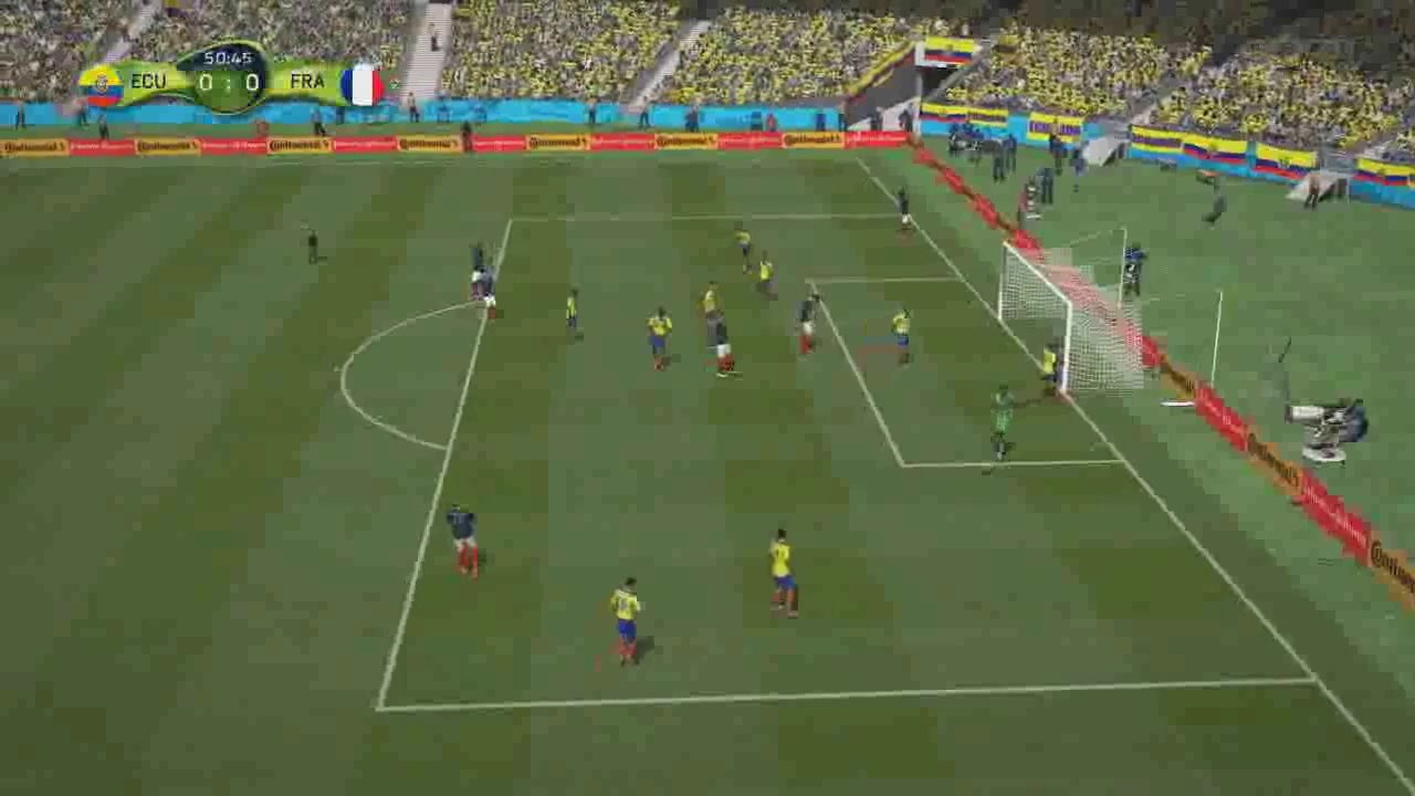 World Cup 2014 ECUADOR vs FRANCE 0 0 25th June WM 2014 Ecuador Frankreich Équateur France GROUP E