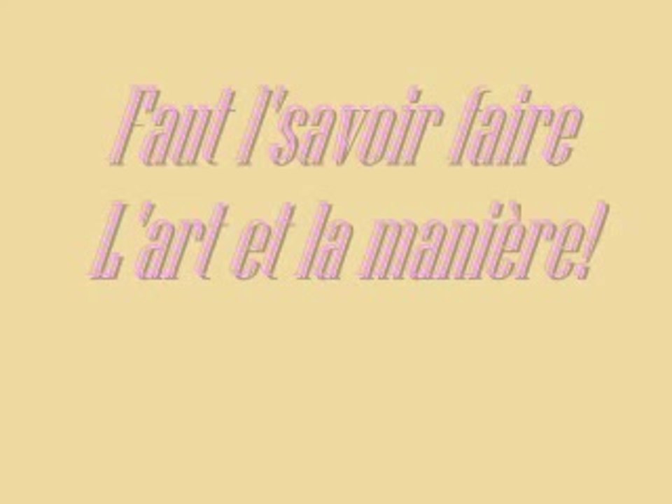 Christophe Maé - L'art et la manière (Lyrics / Paroles)