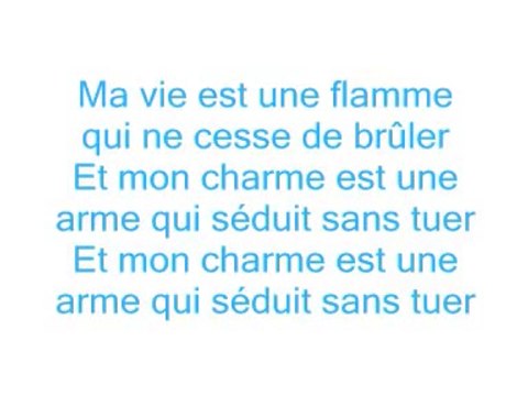 Christophe Maé - Ma vie est une larme (Lyrics / Paroles)