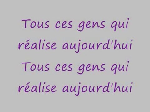 Christophe Maé - Mon Père spirituel (Lyrics / Paroles)