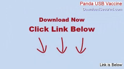 Panda USB Vaccine Download Free - Download Trial