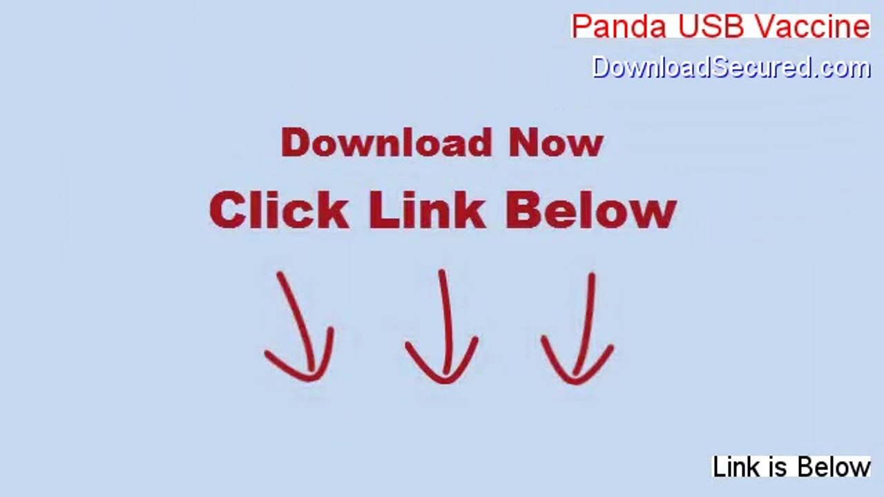 Panda USB Vaccine Download Free - Download Trial