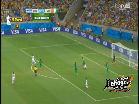 العارضه تحرم اليونان من تسجيل هدف التقدم أمام كوت ديفوار | تعليق الشوالي