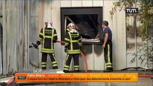 Incendie au karting de Saint-Laurent de Mure