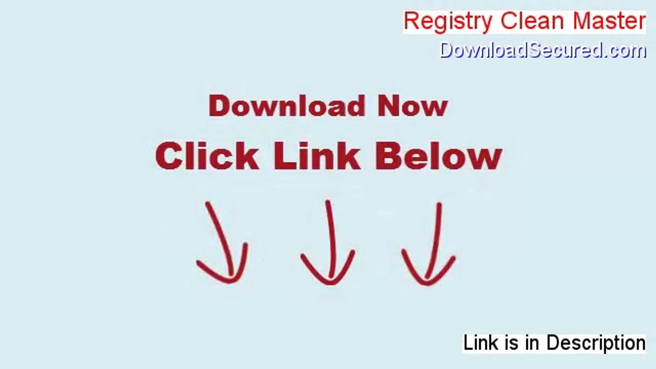 Registry Clean Master Free Download (Free of Risk Download 2014)